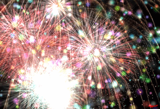 Gif animé feux d'artifices 104